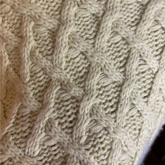 Princess Polly Pastel Colorblock Cable Knit Cropped Sweater S/M Y2K - Picture 7 of 8